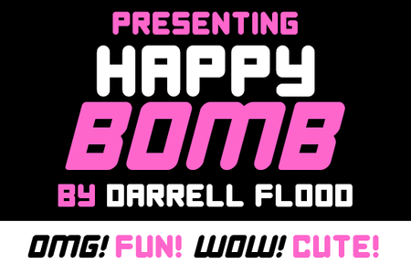 Happy Bomb font